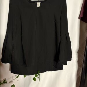 H&M Elegant Black Blouse